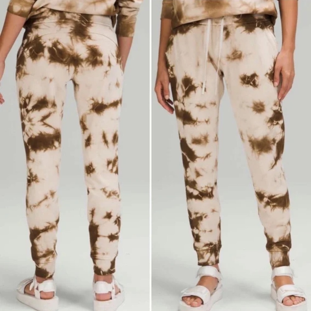 Lululemon warm down joggers earth dye size 12